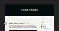 Desktop Screenshot of nathanmwilliams.com