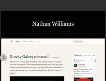 Tablet Screenshot of nathanmwilliams.com